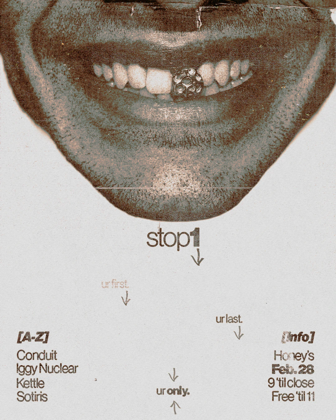 stop1 poster for February 28, 2026