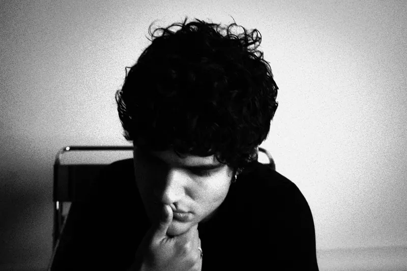 Pedro in the studio