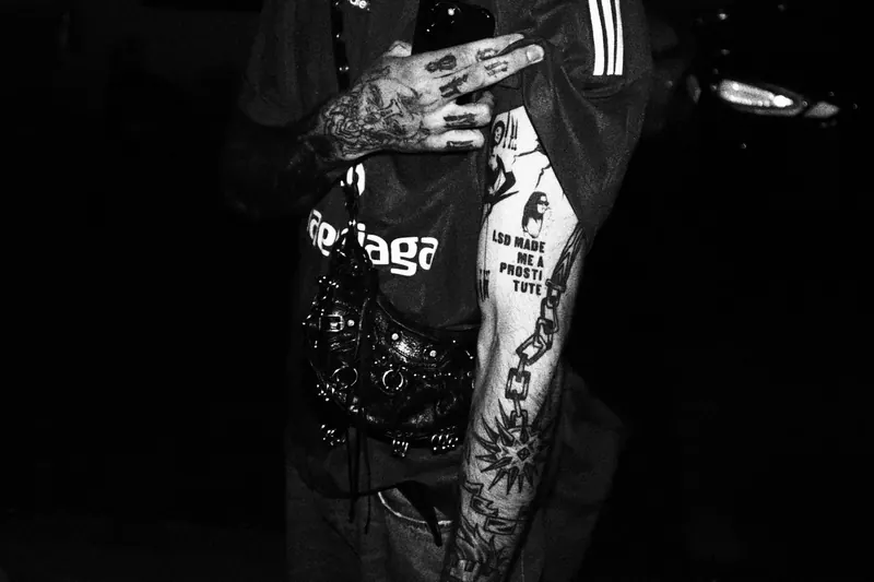 Man with lots of tattoos