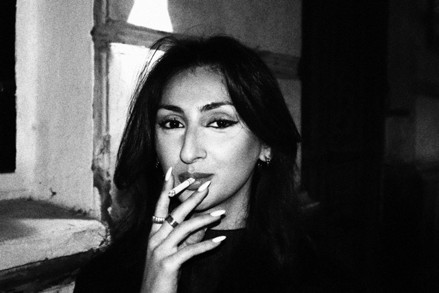 smoking georgian girl